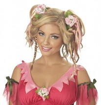 Pink Blonde Fairy Add On Pigtail Wig Hair Extensions Flora Mother Nature... - $225.23 MXN
