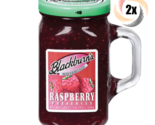 2x Mugs Blackburn&#39;s Raspberry Flavor Fat Free Preserves Mugs 18oz Fast S... - $18.96