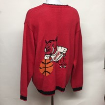 Arkansas Razorback Basketball Football Womans Sweater Large Hogs Birch B... - £34.33 GBP