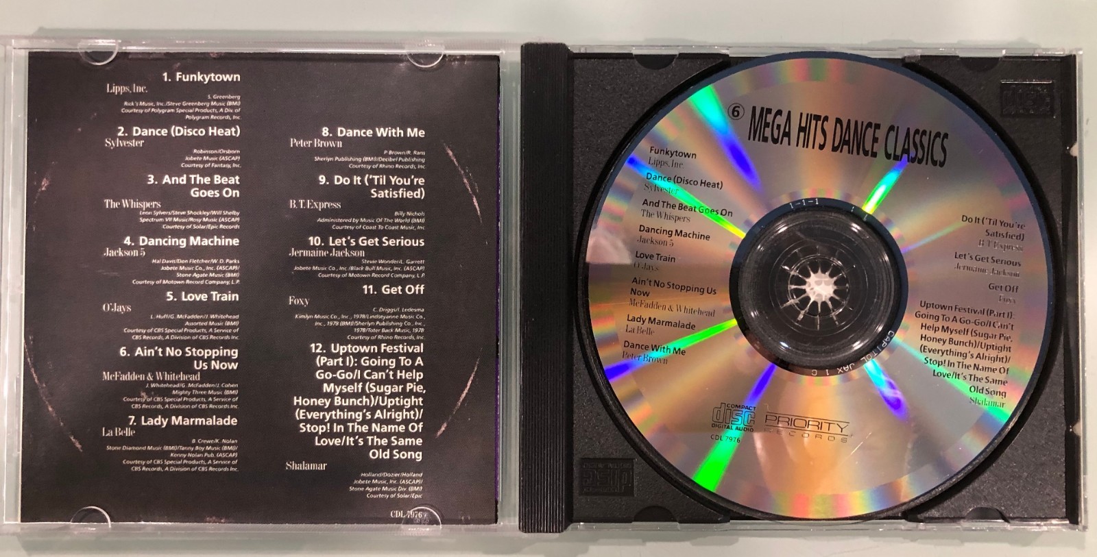 MEGA HITS DANCE CLASSICS VOLUME 6 CD Item image 3