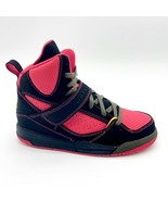 Jordan Flight 45 High PS Black Laser Orange Kids Sneakers 524863 026 - $82.16 CAD