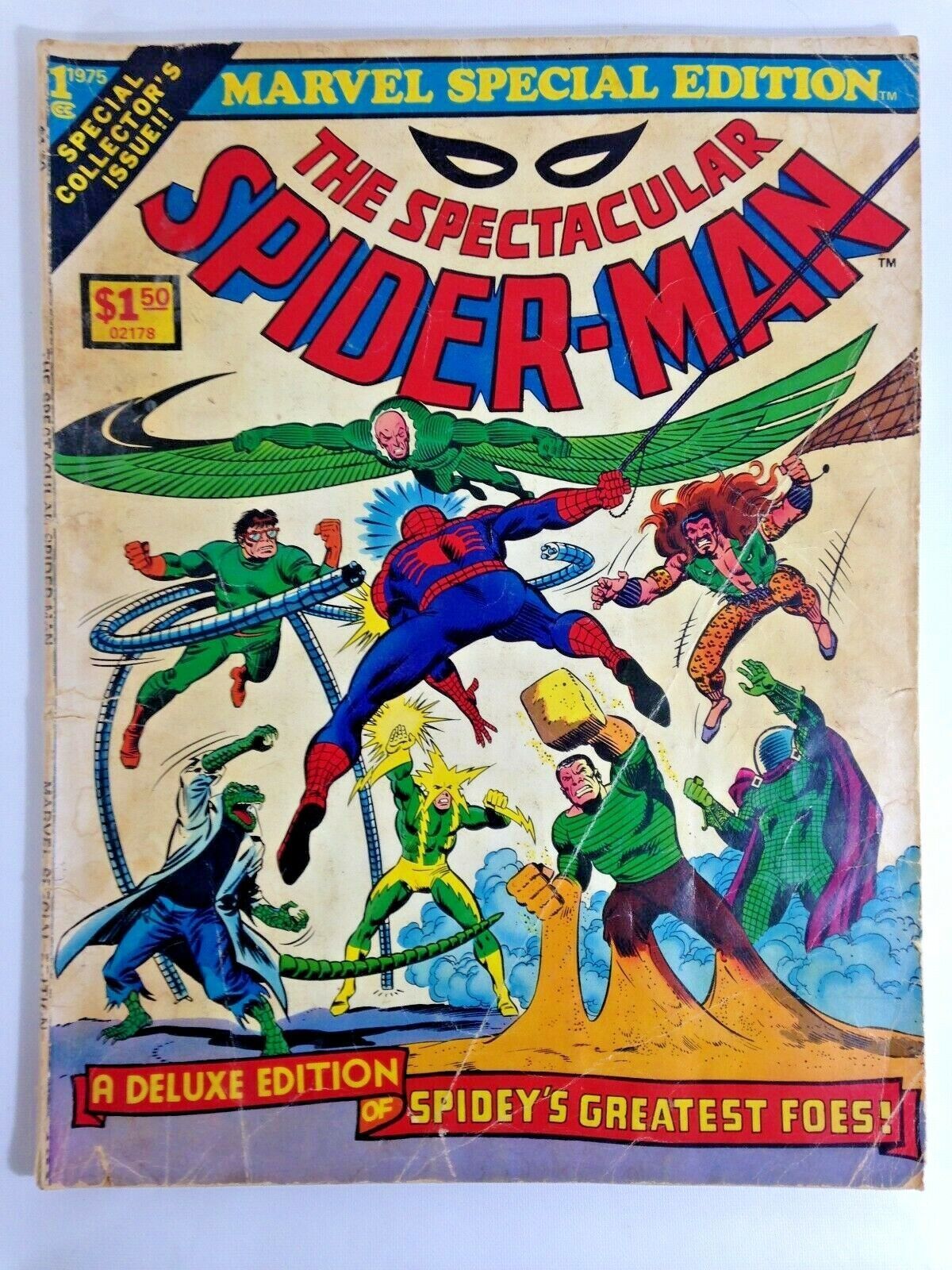 Spectacular Spider Man Marvel Special Edition No 1 1975 Stan Lee Spidey Comics  - £38.68 GBP