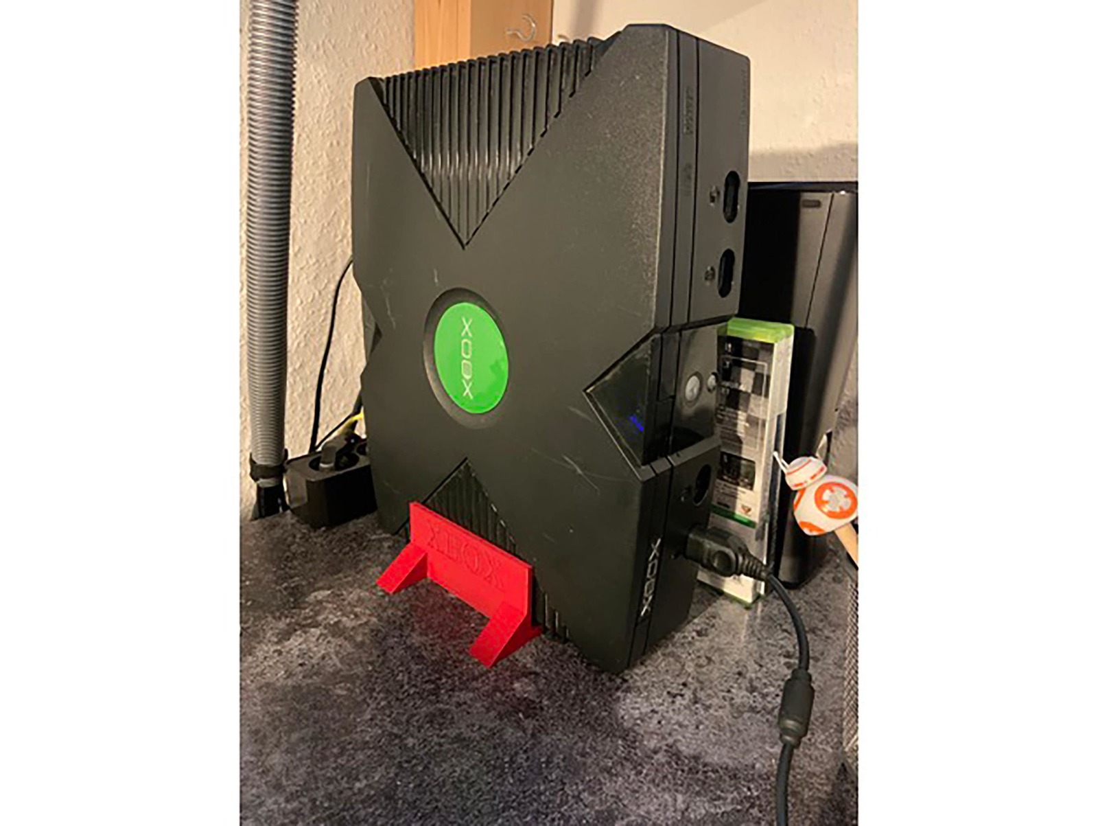 Microsoft Xbox Classic Vertical Stand Console Holder System Display ...