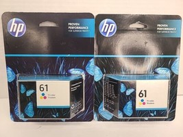 Hp 61 Tri-color Original Ink Cartridges Exp. 05/23 04/24 New Sealed Package - $26.68