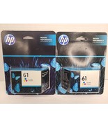 HP 61 Tri-color Original Ink Cartridges Exp. 05/23 04/24 NEW SEALED PACKAGE - £21.37 GBP