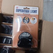 Magnetic Strap-On 5-LED Head Lamp Lightweight Expedition Light (10-Pack) image 4