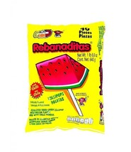 Rebanaditas Watermelon Sandia Mexican Lollipops Paletas With Chili 10 Pi... - $7.69