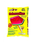 Rebanaditas Watermelon Sandia Mexican Lollipops Paletas With Chili 10 Pi... - $143.46 MXN