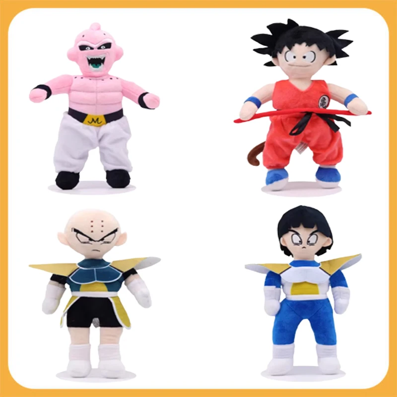 Dragon Ball Son Goku Krillin Piccolo Plush Stuffed Toys Anime Cartoon Figure - £12.89 GBP