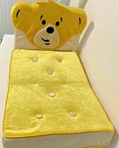 Yellow Build A Bear Bed Chair Futon Folds Out Plush 19 x 12.5  - $19.80