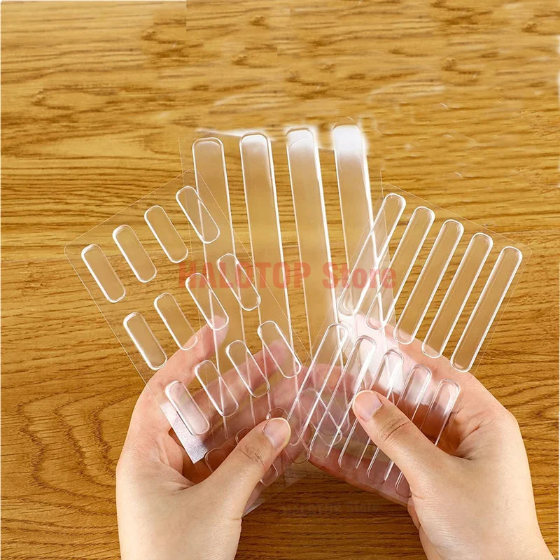 House Home Transparent Self adhesive Buffer Pads Silicone Door Stopper Cabinet B - £20.29 GBP
