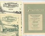 3 C I Shenanigan&#39;s Seafood Chophouse Brewery Menus Spokane Washington 1985  - £21.80 GBP