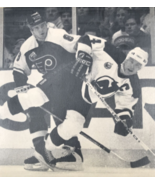 1993 Devils Scott Stevens Checked by Flyers Mark Recchi AP Press Paper P... - $9.49