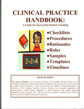 Clinical Practice Handbook, student teaching, Rowan Univ., professional developm image 2