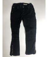 Ralph Lauren Girls Size 6 Black Pants Jean Adjustable Waist Skinny Slim ... - £11.76 GBP