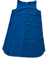Ann Taylor Royal Blue Sheath Dress Sleeveless Medium Ladies Pencil Basic... - $29.69