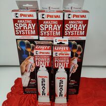 5X Preval Sprayer Systems 3x 267 N 2x 268 New Never Used  - $34.98
