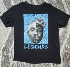 The Notorious B.I.G. x 2Pac Combo T-Shirt, Biggie Smalls and Tupac Legends Tee - £15.79 GBP