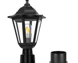 Outdoor Exterior Dawn to Dusk Post Light Lamp Fixture Traditional Vintag... - £36.13 GBP