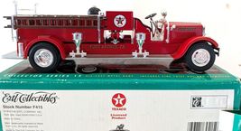 Ertl 1:38 Texaco 1929 Mack Fire Truck w/ Hat/Dog - New Old Stock - Free ... - $32.29