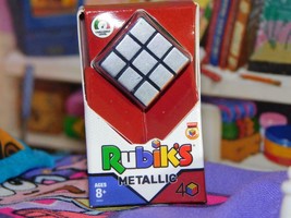 Zuru Mini Brand Lot Toys Metallic Rubiks Cube RARE fits Loving Family Dollhouse - £11.70 GBP