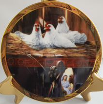 12 Days Of Christmas 3 French Hens Collector Plate Fountainhead Mario Fernandez - £22.49 GBP