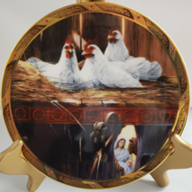 12 Days Of Christmas 3 French Hens Collector Plate Fountainhead Mario Fernandez - £20.96 GBP