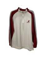 NCAA University of Alabama 1/4 Zip Jacket Top Mens Large Crimson Tide Fo... - $34.00