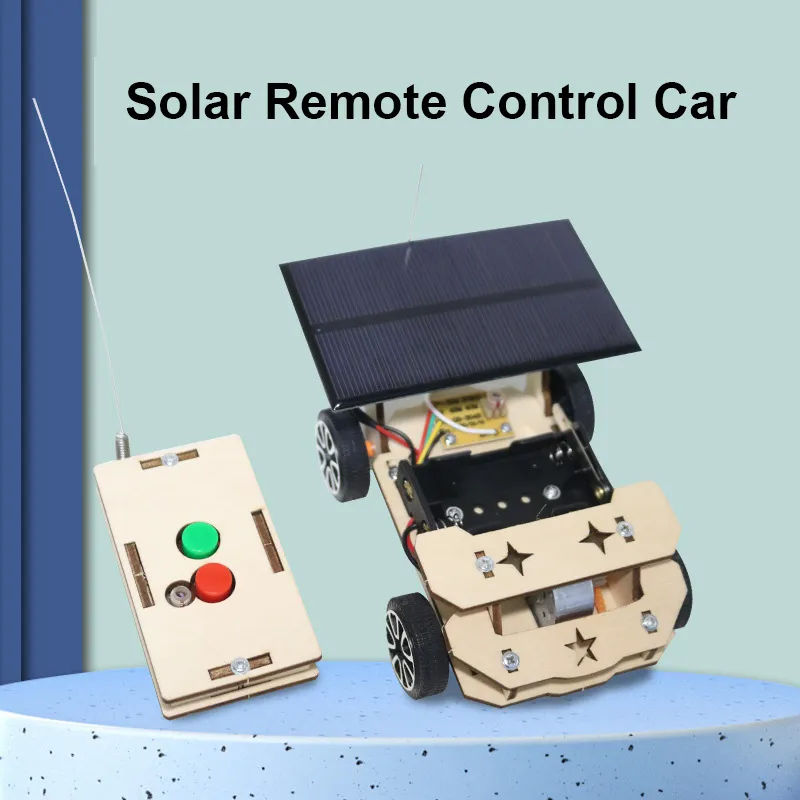 DIY Mini Solar Wireless Remote Control Car Toy Science Educational Toy Assemb - £8.15 GBP