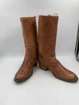 Vintage Frye Campus Boots Mens 12D Leather Made in USA Saddle 9H08027 - £96.88 GBP