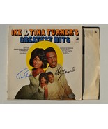 IKE &amp; TINA TURNER SIGNED ALBUM X2 - GREATEST HITS  w/COA - $805.57 CAD