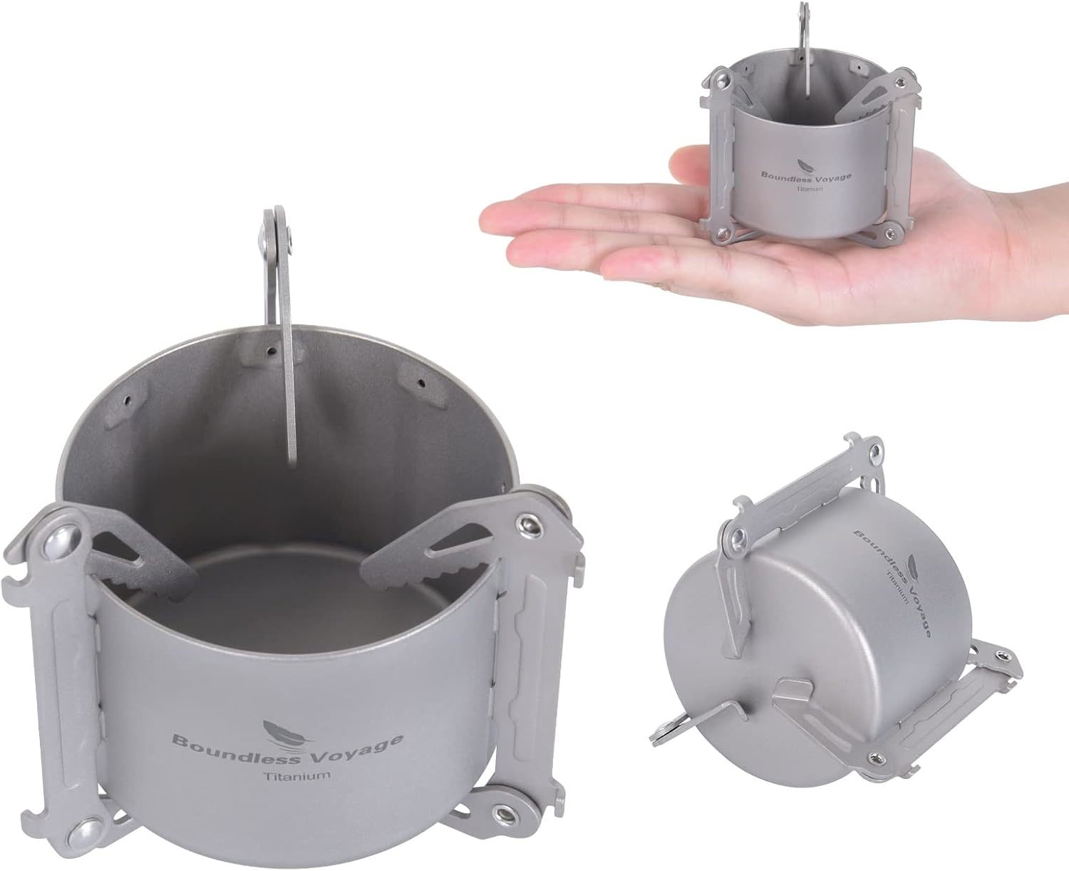 Titanium Spirit Alcohol Stove Camping Mini Spirit Cooker Alcohol Burner ... - $41.98