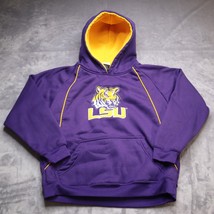 Pro Edge LSU Louisiana Tigers NCAA Hoodie Sweatshirt Youth 14/16 Purple Loose - £23.85 GBP