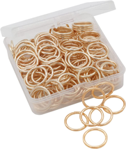100Pcs Open Jump Rings 20Mm KC Gold Jewelry Connectors for Jewelry Findings Maki - £12.18 GBP
