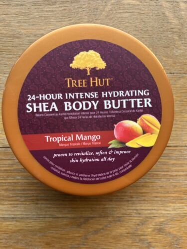 Primary image for [ 1 ] Tree Hut 24 Hour Intense Hydrating Shea Body Butter Tropical Mango 7oz
