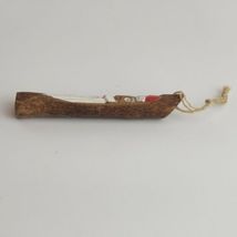 Wooden Tree Branch Santa Christmas Ornament image 3