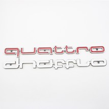 1set 3D ABS  Front Grille Emblem  for  Quattro A3 A4 A5 A6 A6L A7 A8 Q3 Q5 Q7 S3 - £71.13 GBP