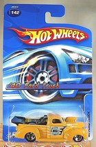 2006 Hot Wheels Collector #142 &#39;40 FORD TRUCK Yellow Variant w/Chrome5Sp-Variant - £7.81 GBP