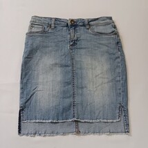 Kut From The Kloth Connie Denim Skirt Women's Size 8 Blue Midi Pencil KK0233MA1 image 12