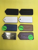 New COACH SIGNATURE CHARMS KEY FOB KEY RING select 2.25" *  1" inch - $23.75+