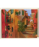 Original Oil Painting On Canvas 16&quot; x 20&quot; Landscape Abstract Art #2 - $665.83 MXN