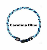 Tornado Twist Boys Baseball Rope Necklace 18&quot; 20&quot; Carolina Blue New USA - £7.18 GBP