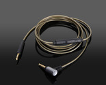 Silver Plated Audio Cable with mic For AKG N700NC NCM2 Y600NC Y400BT hea... - $16.82