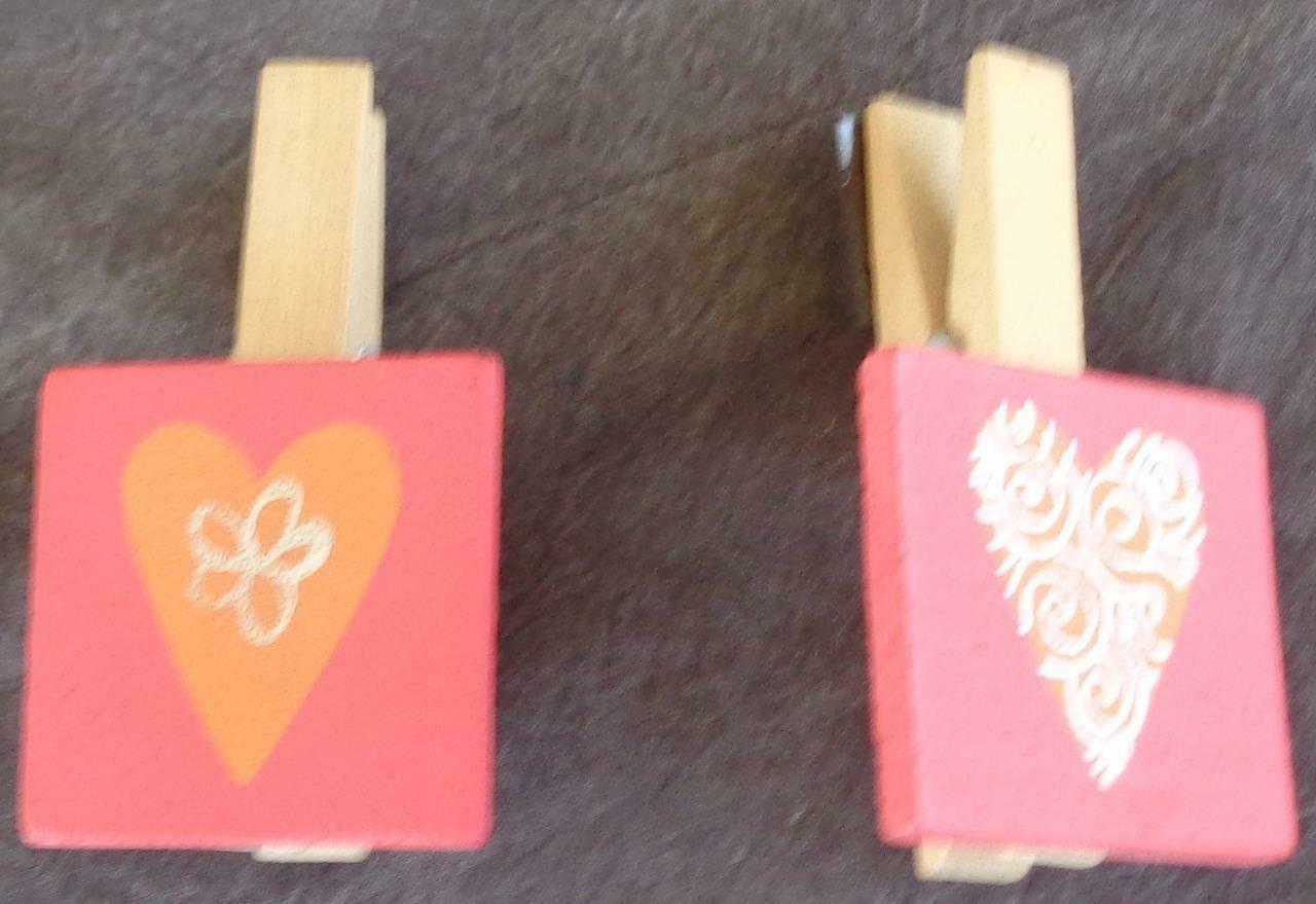 Cute Set of Two Hand Crafted Refrigerator Clip Magnets - VGC - SUPER CUT... - $4.54
