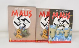 Art Spiegelman Maus Vol 1 &amp; 2 with Play Slipcase a Survivor&#39;s Tale Set - $41.58