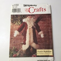 Simplicity 8100 Decorative Father Christmas Creative Beginnings 30&quot; Tall - £10.11 GBP