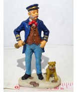 Lemax Christmas Village Sea Captain and his Brown Dog figurine Nautical ... - £19.42 GBP