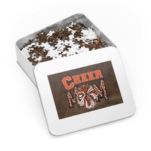 Jigsaw Puzzle in Tin, Cheer Mom, Orange, Personalised/Non-Personalised, awd-336  - £28.31 GBP+