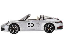 Porsche 911 Targa 4S #50 GT Silver Metallic &quot;Heritage Design Edition&quot; Limited... - £16.44 GBP