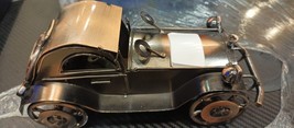 Rare large iron heavy antique metal car model - £80.86 GBP